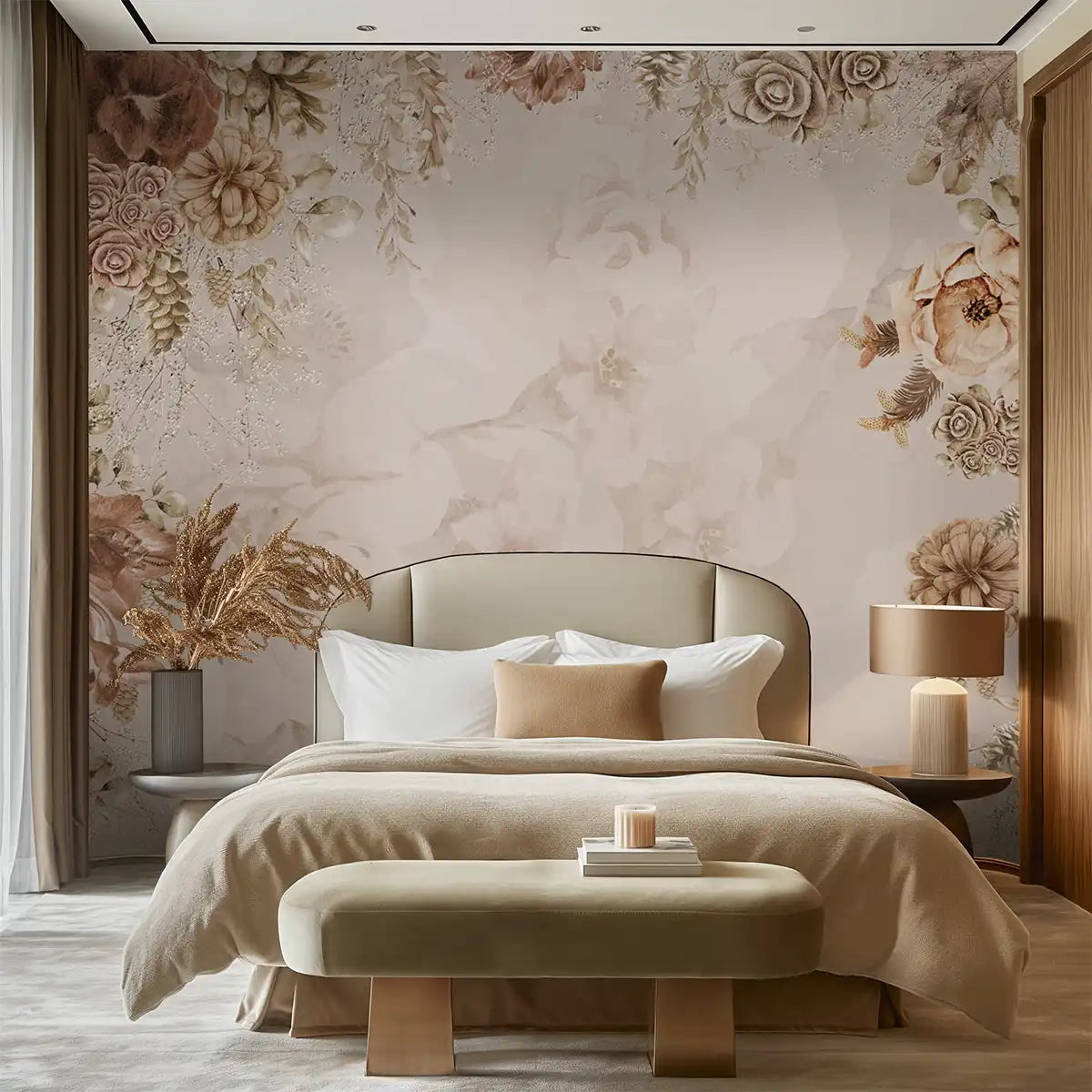 Professional wallpaper installation