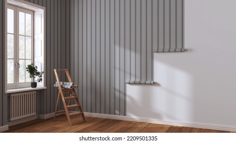 Wallpaper installation project 6